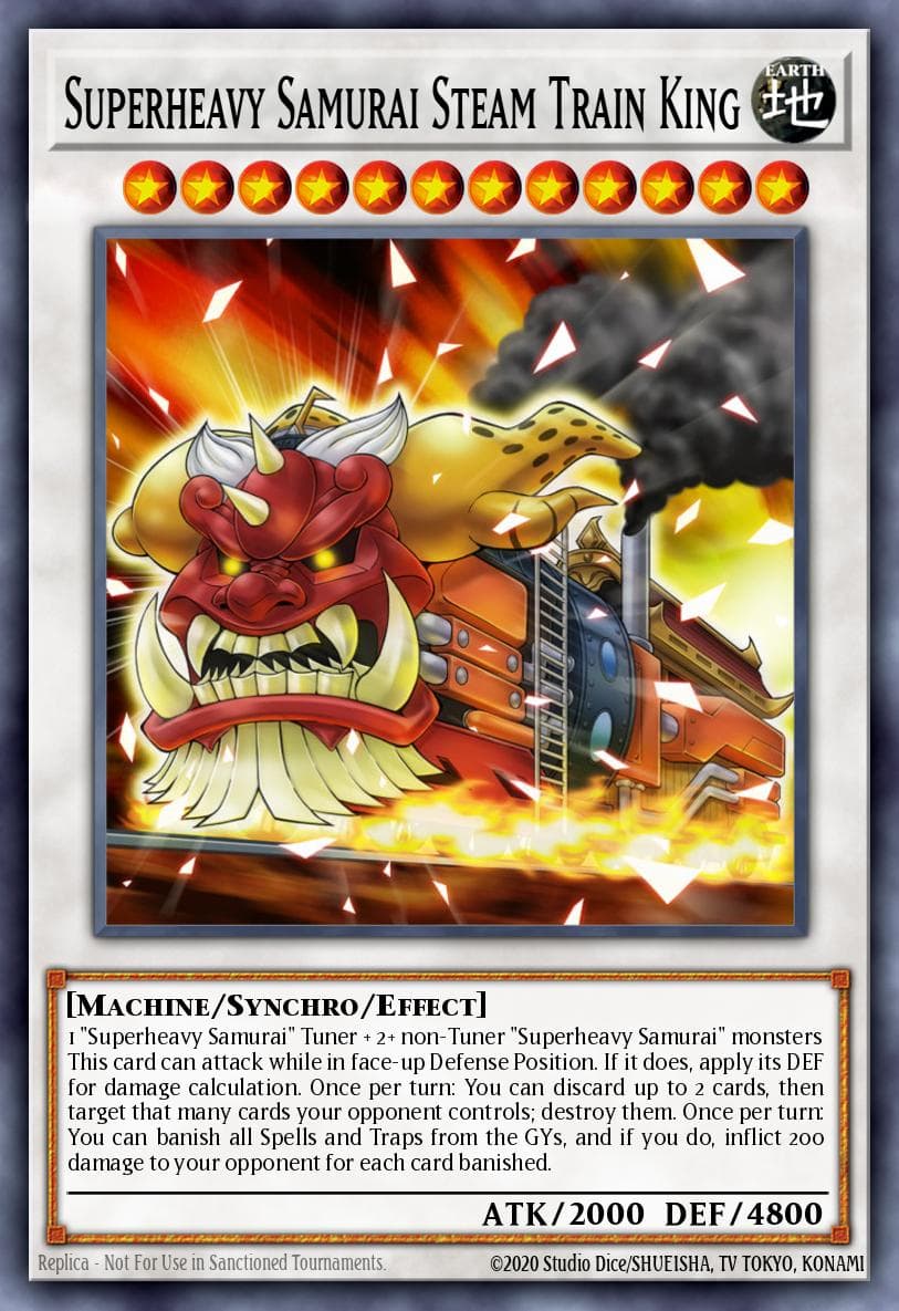 Superheavy Samurai Steam Train King Battles of Legend: Light's Revenge card