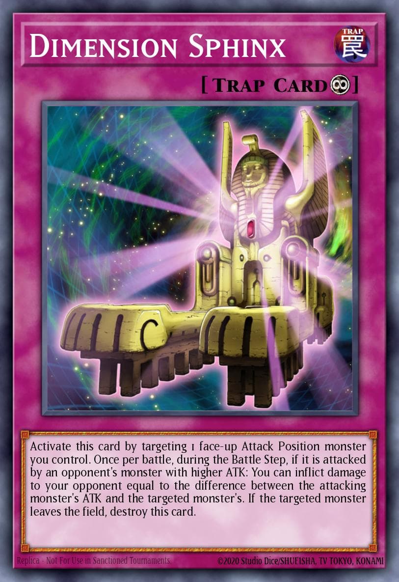 Dimension Sphinx Yu-Gi-Oh! The Dark Side of Dimensions Movie Pack: Gold Edition card