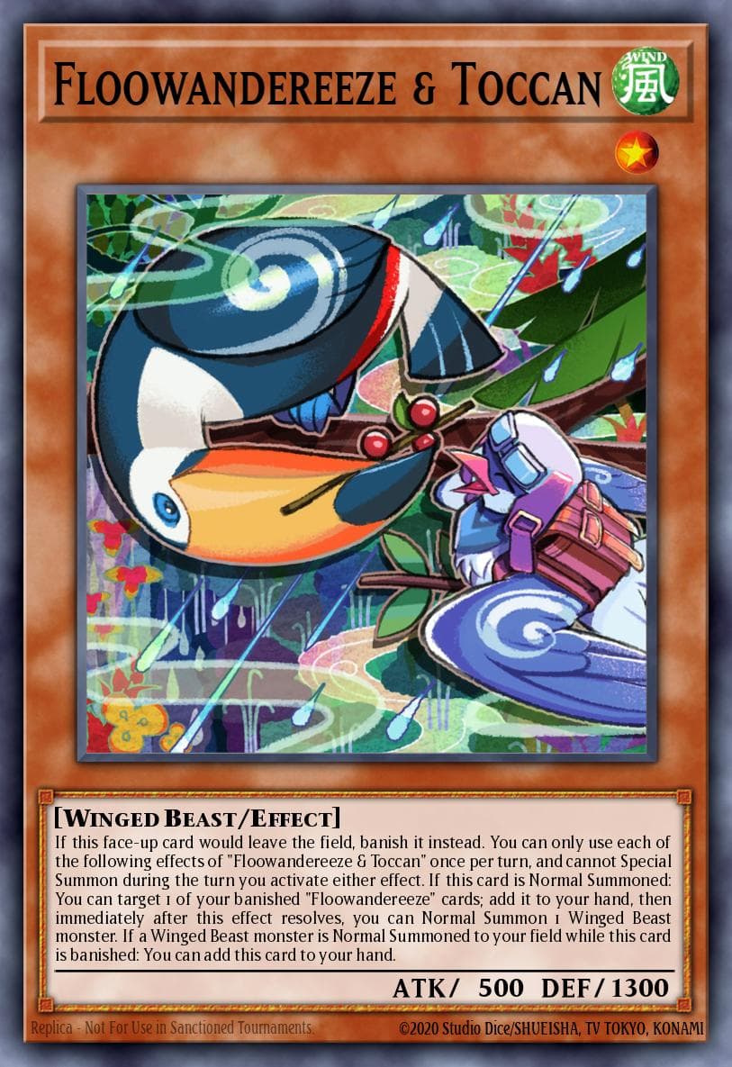 Floowandereeze & Toccan Burst of Destiny card
