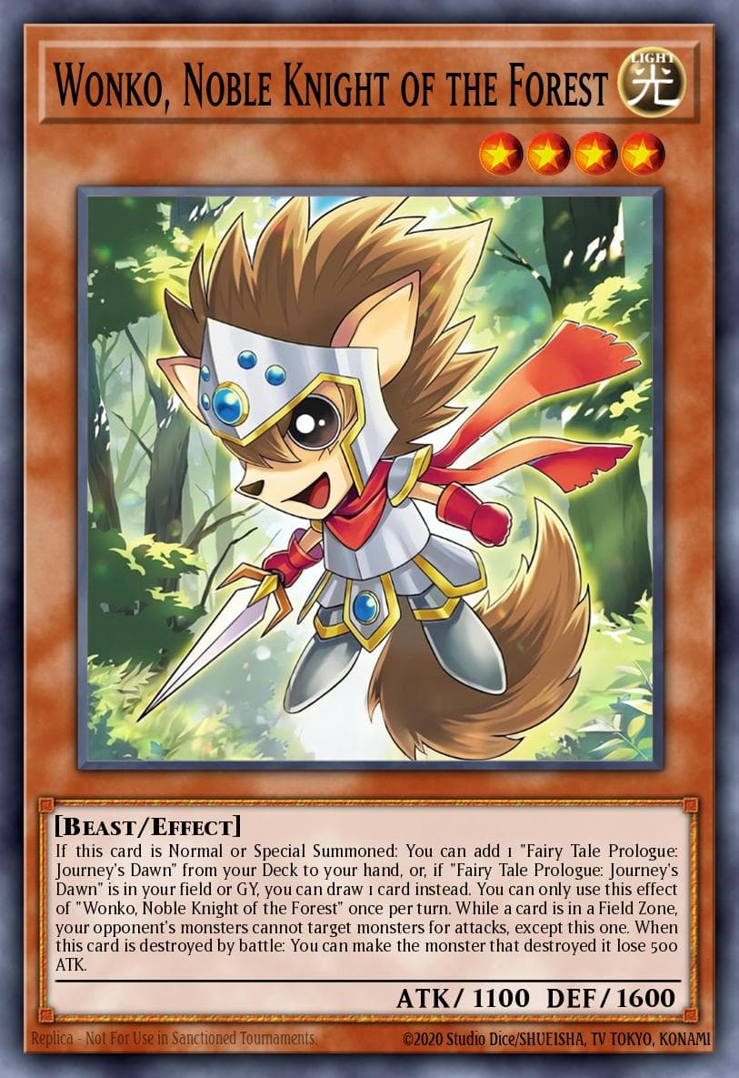 Wonko, Noble Knight of the Forest Battles of Legend: Monster Mayhem card