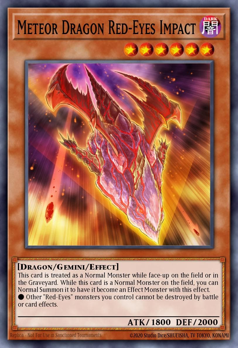 Meteor Dragon Red-Eyes Impact Invasion: Vengeance: Special Edition card