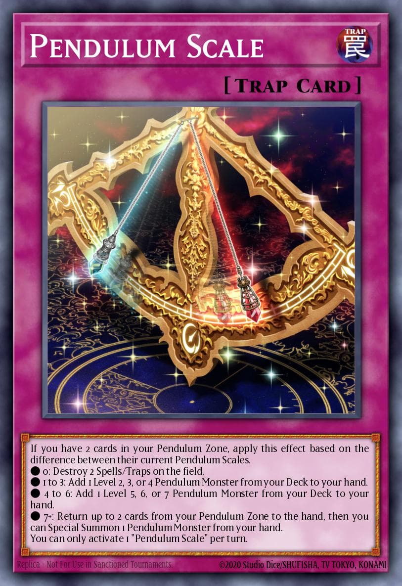 Pendulum Scale Dimension Force card