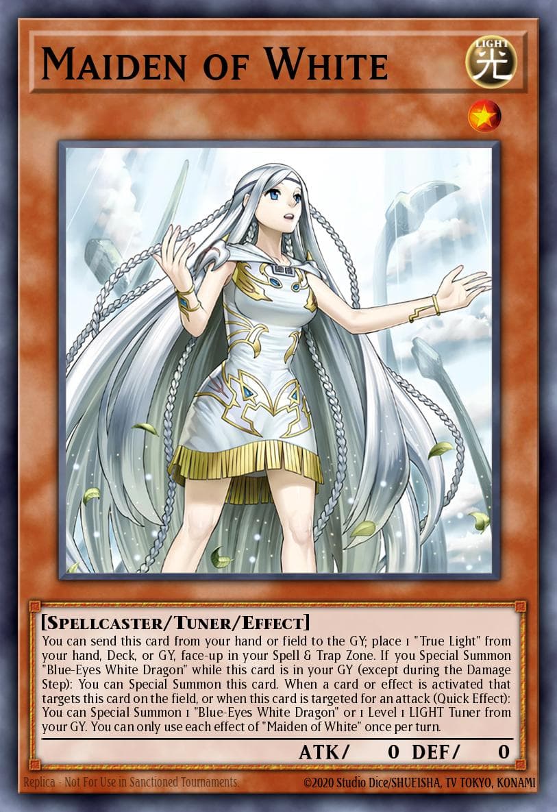 Maiden of White Structure Deck: Blue-Eyes White Destiny card