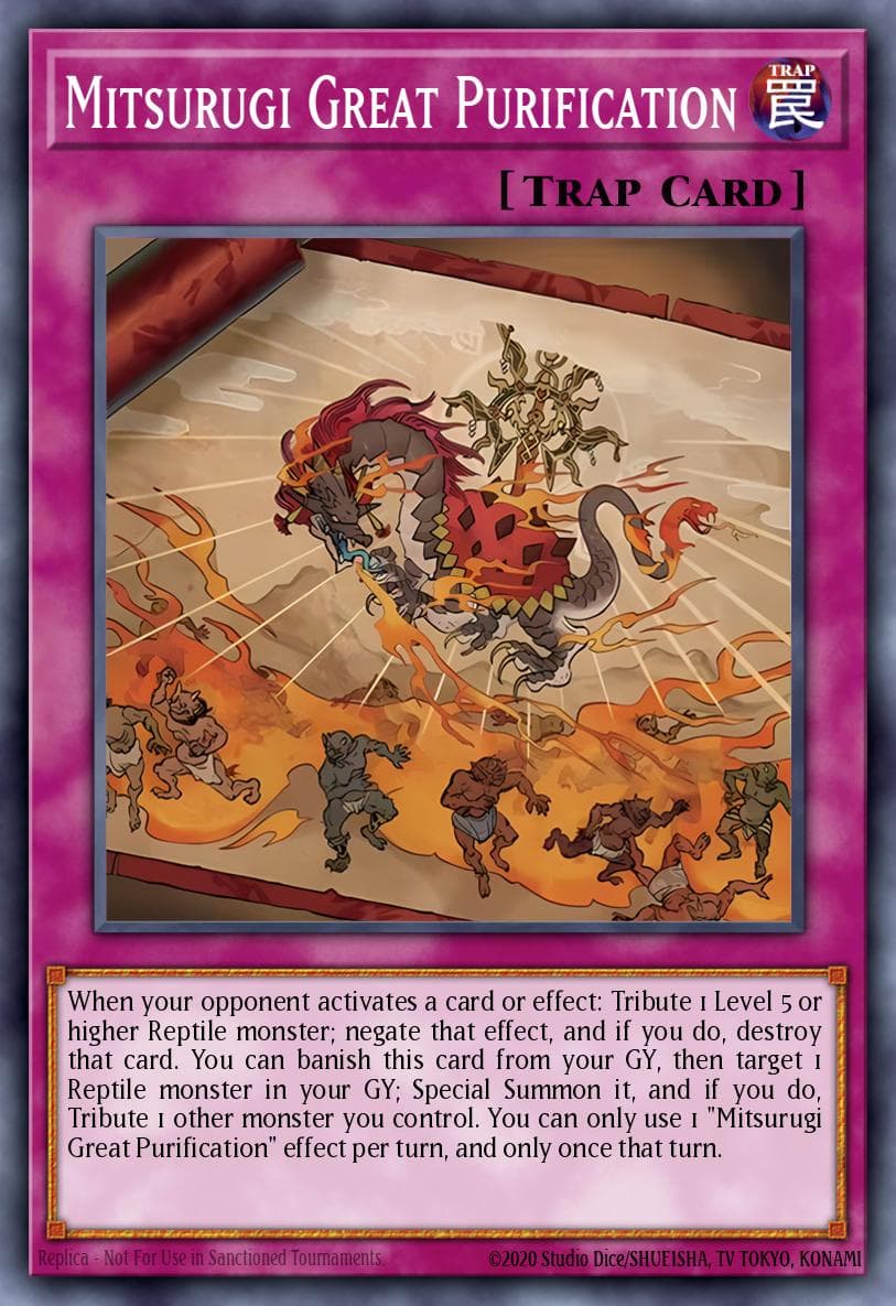 Mitsurugi Great Purification Supreme Darkness card