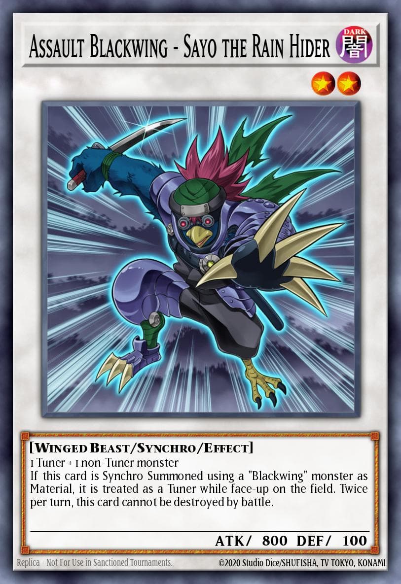 Assault Blackwing - Sayo the Rain Hider 2017 Mega-Tin Mega Pack card