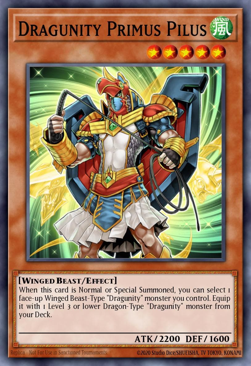 Dragunity Primus Pilus Dragunity Legion Structure Deck card