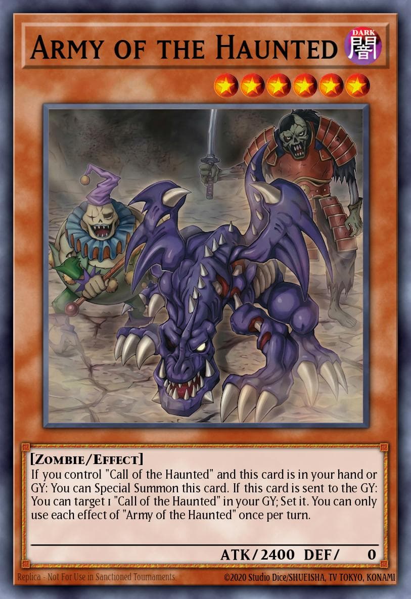 Army of the Haunted Maze of Muertos card