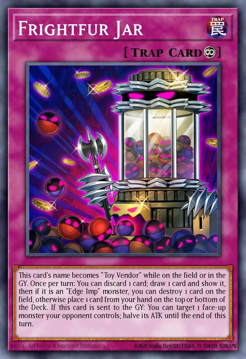 Frightfur Jar Rise of the Duelist Premiere! promotional card card