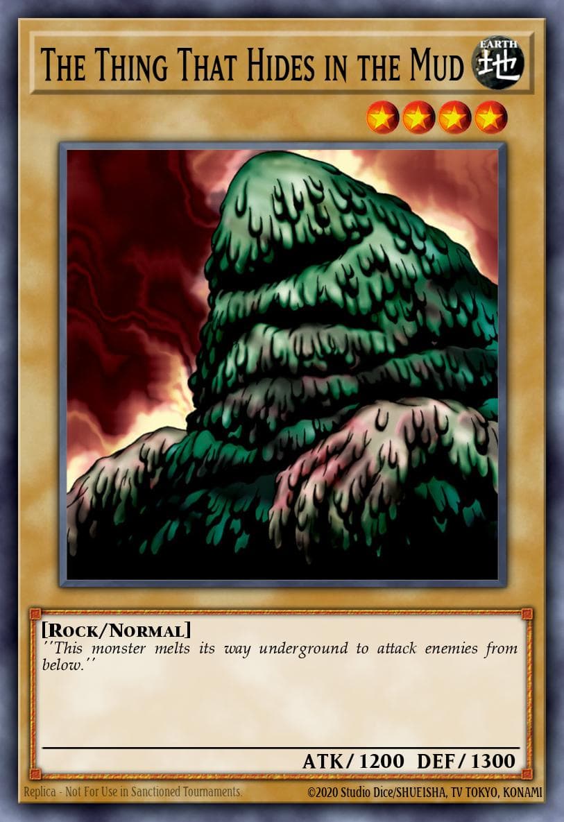 The Thing That Hides in the Mud 遊戲王 card