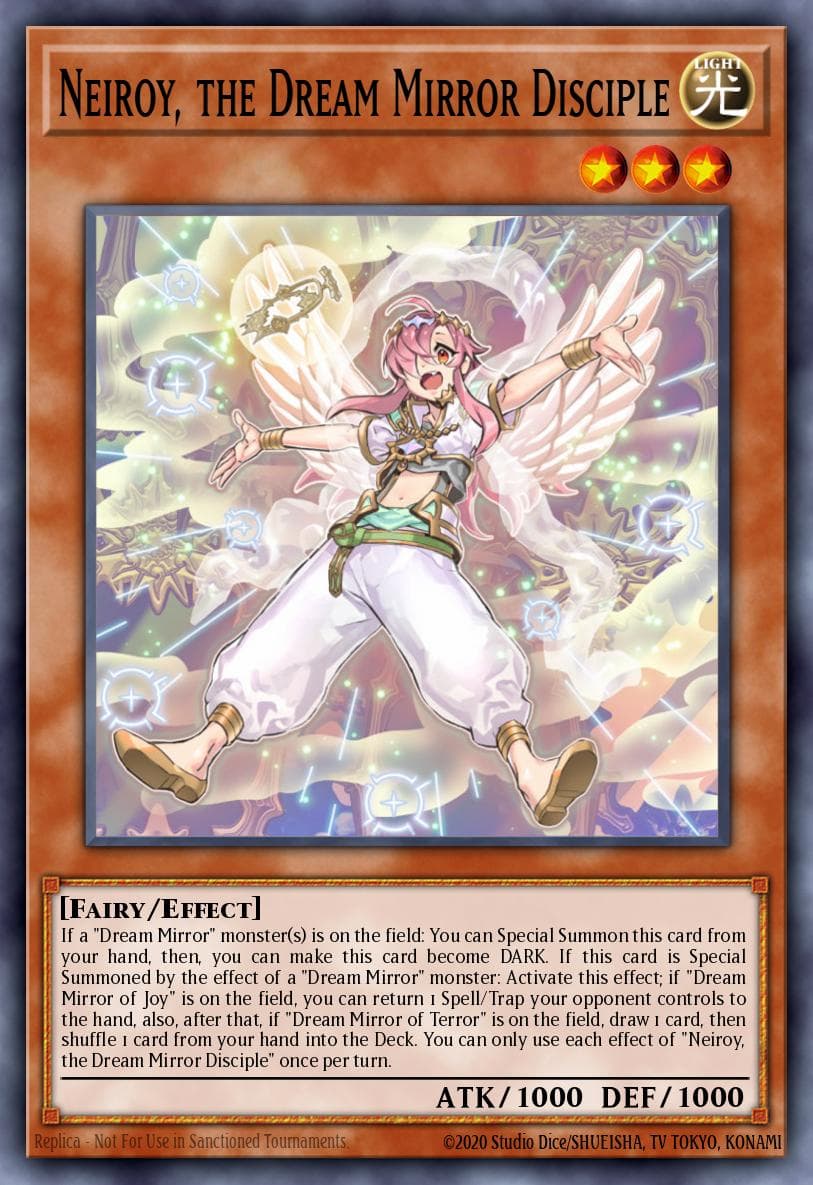 Neiroy, the Dream Mirror Disciple Blazing Vortex Premiere! promotional card card