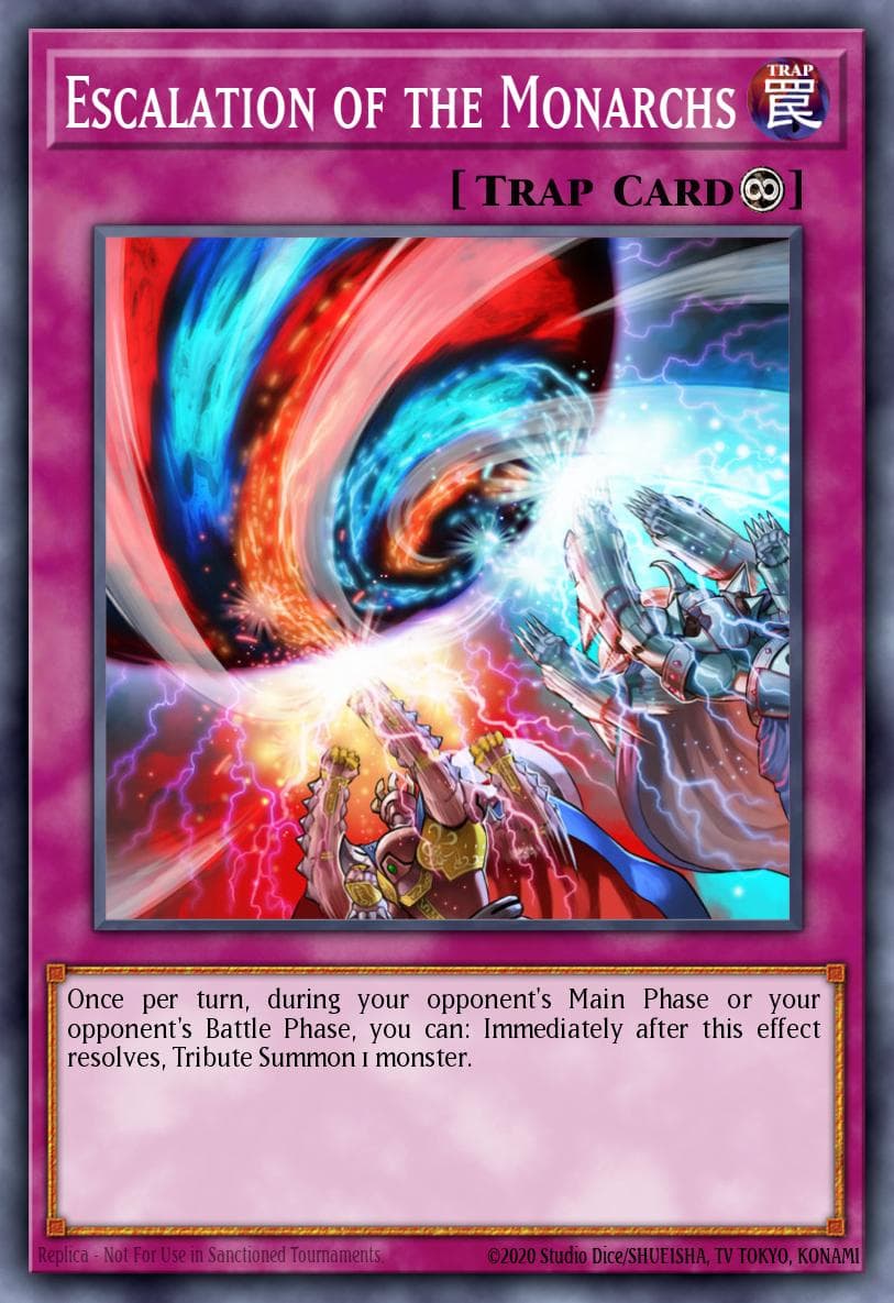 Escalation of the Monarchs Emperor of Darkness Structure Deck card