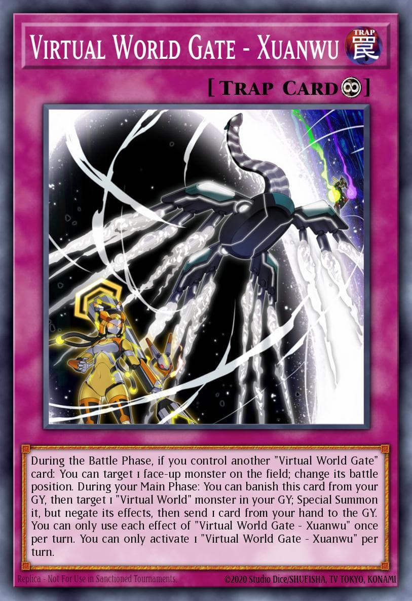 Virtual World Gate - Xuanwu 2022 Tin of the Pharaoh's Gods card