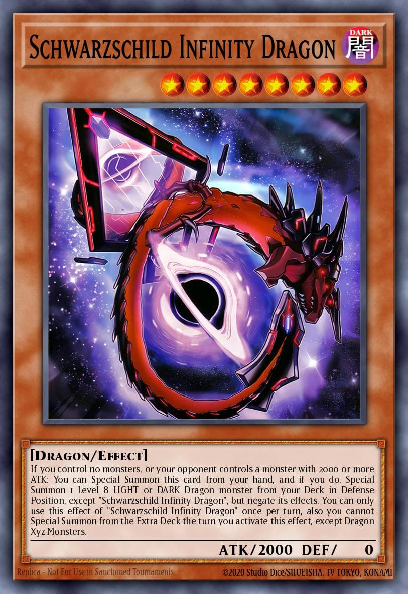 Schwarzschild Infinity Dragon Maze of the Master card