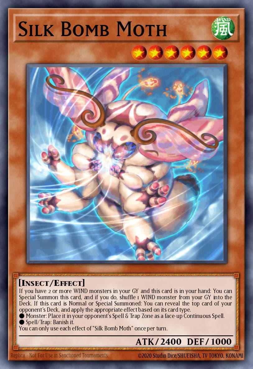 Silk Bomb Moth Doom of Dimensions card