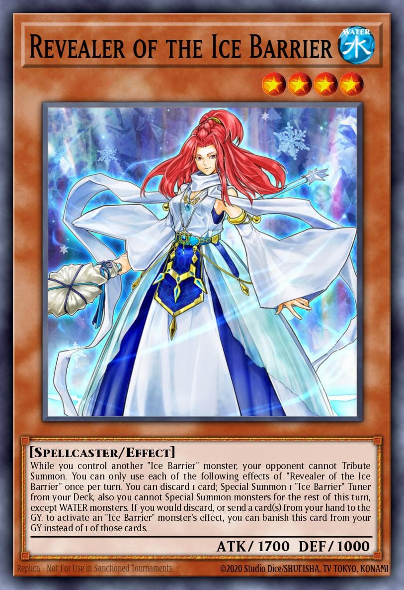 Revealer of the Ice Barrier Structure Deck: Freezing Chains card