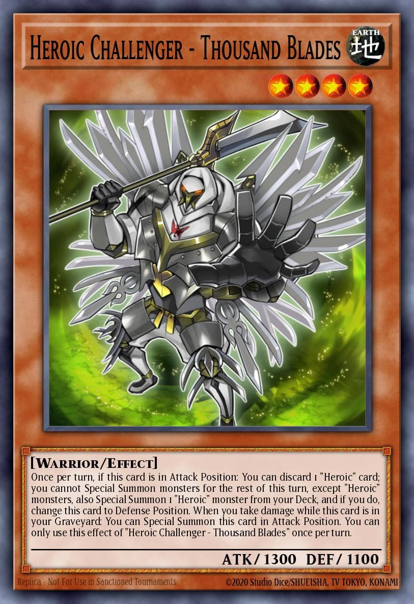 Heroic Challenger - Thousand Blades World Superstars card