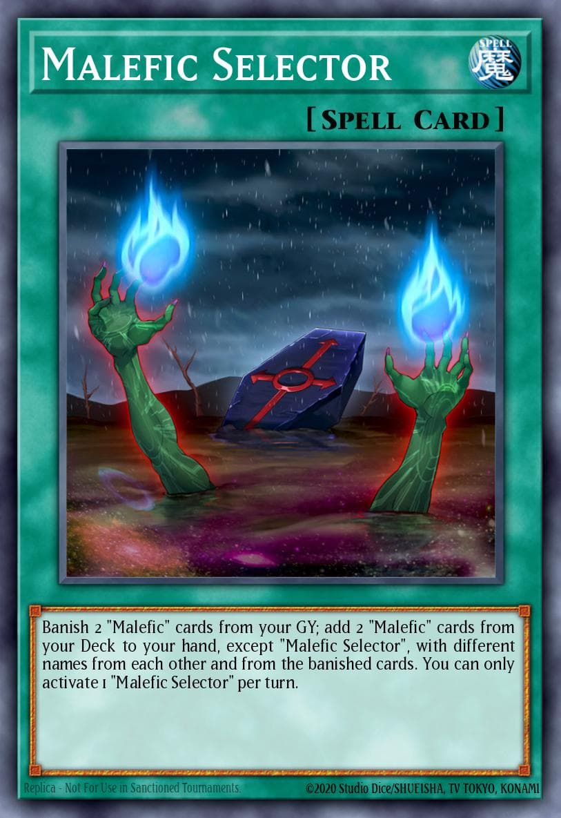 Malefic Selector Duel Overload card