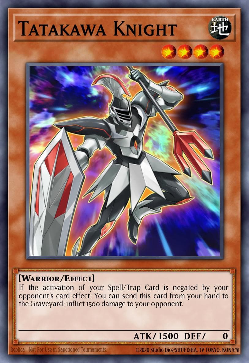Tatakawa Knight Lord of the Tachyon Galaxy Sneak Peek Participation Card card