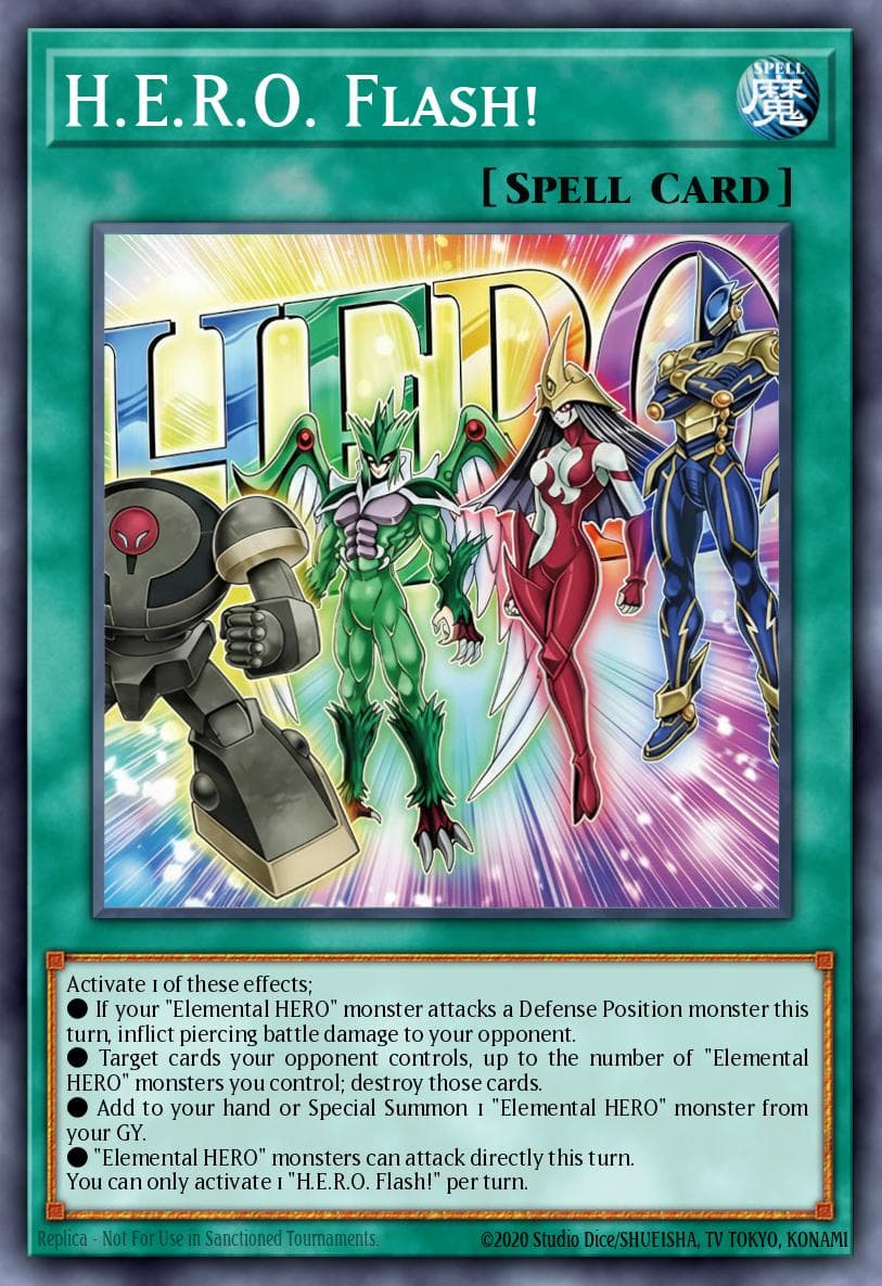 H.E.R.O. Flash! Blazing Dominion card