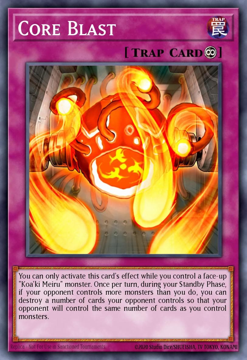 Core Blast Absolute Powerforce: Special Edition card