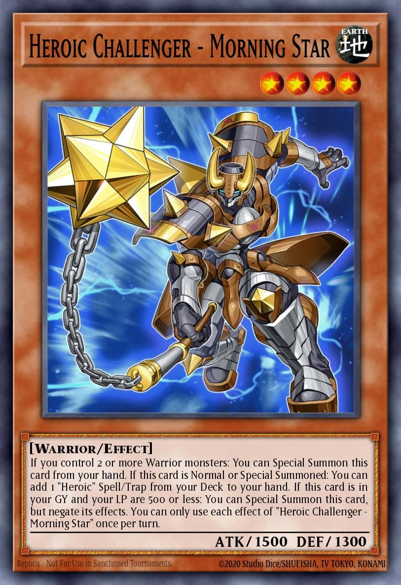Heroic Challenger - Morning Star Dimension Force card