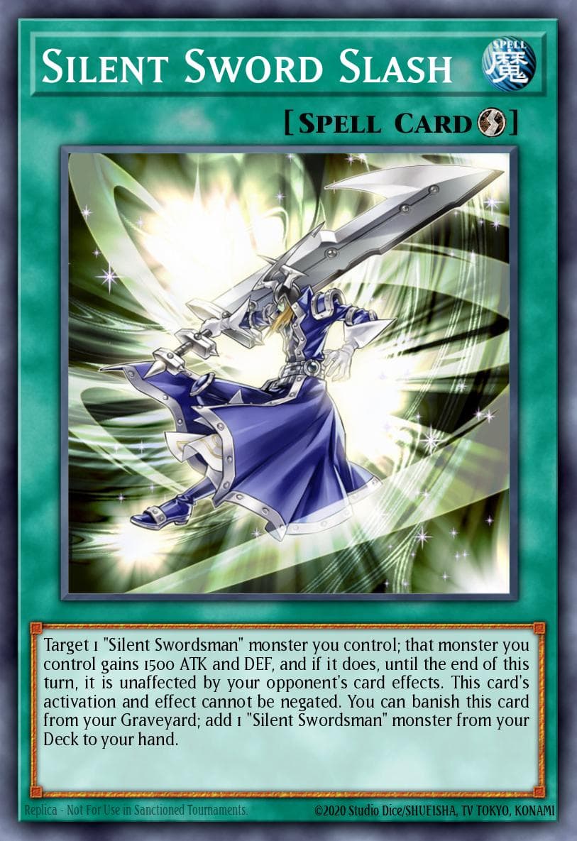 Silent Sword Slash Duelist Pack: Rivals of the Pharaoh card
