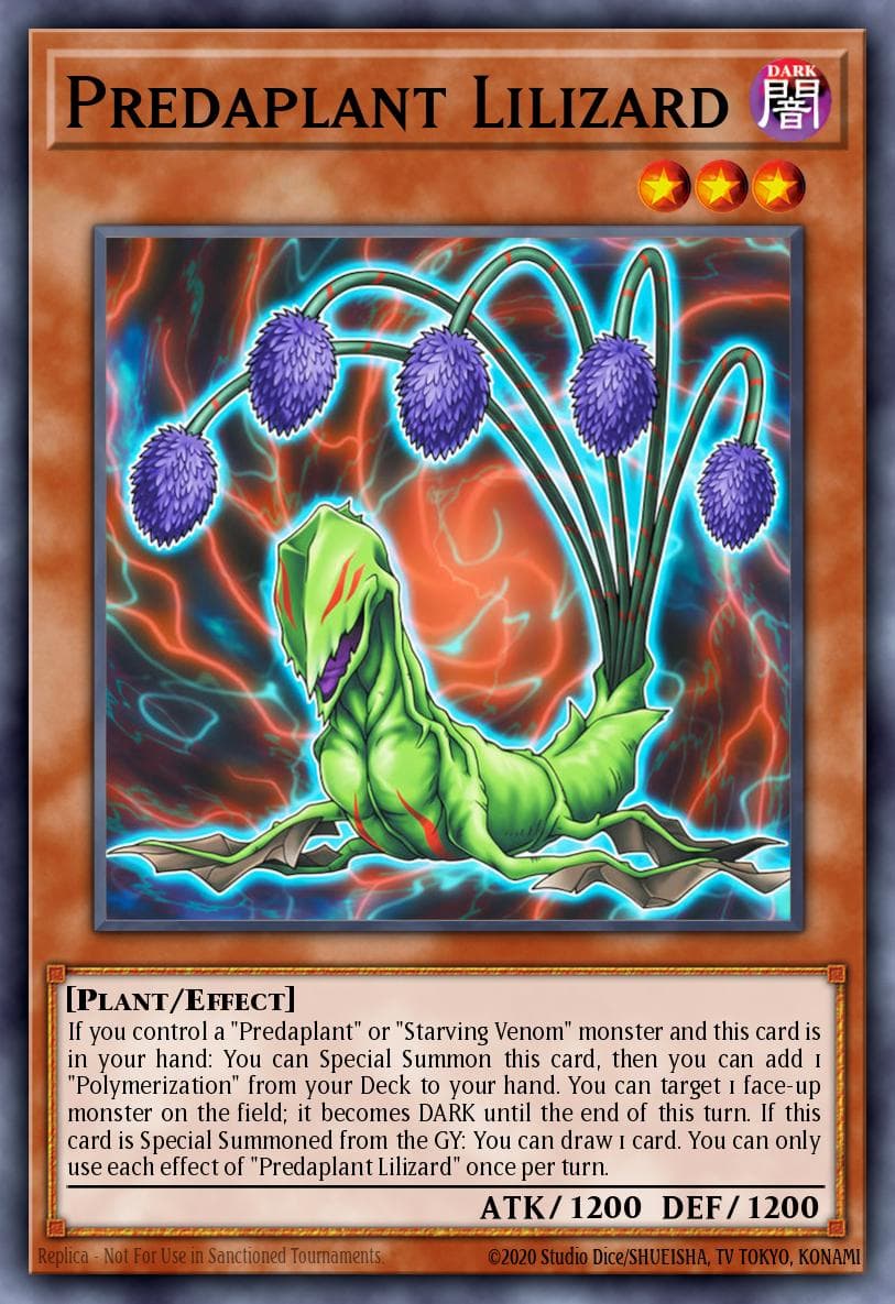 Predaplant Lilizard Blazing Dominion card