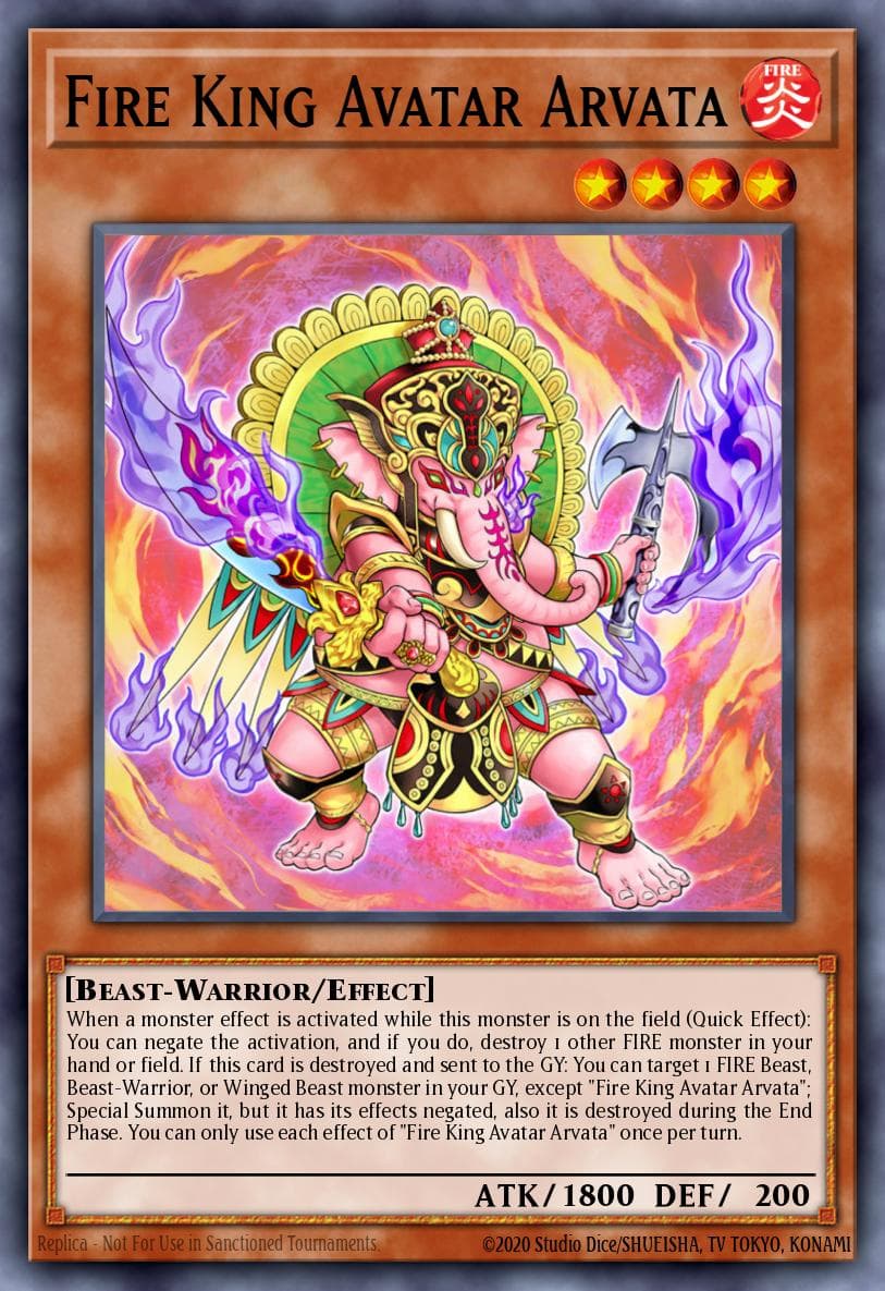 Fire King Avatar Arvata Circuit Break Special Edition card