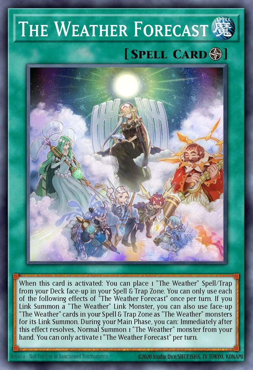 The Weather Forecast Dimension Force card