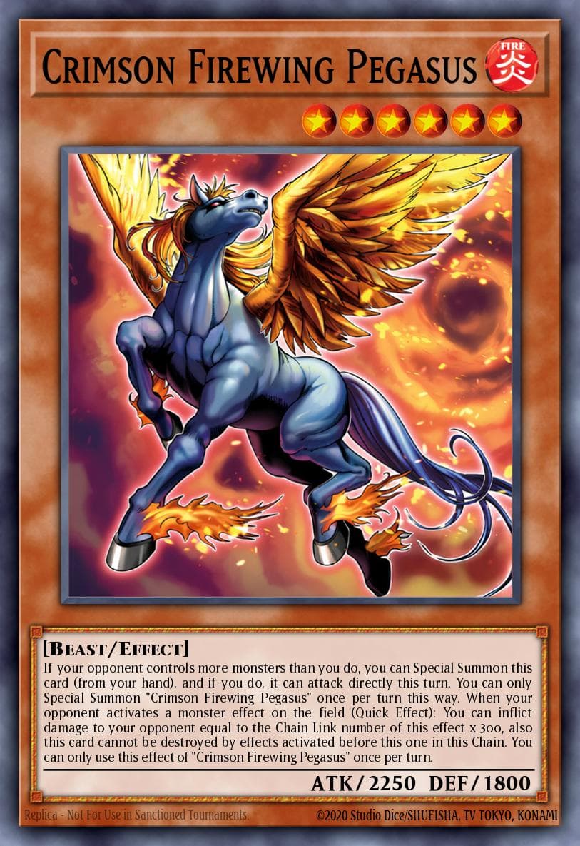 Crimson Firewing Pegasus Alliance Insight card