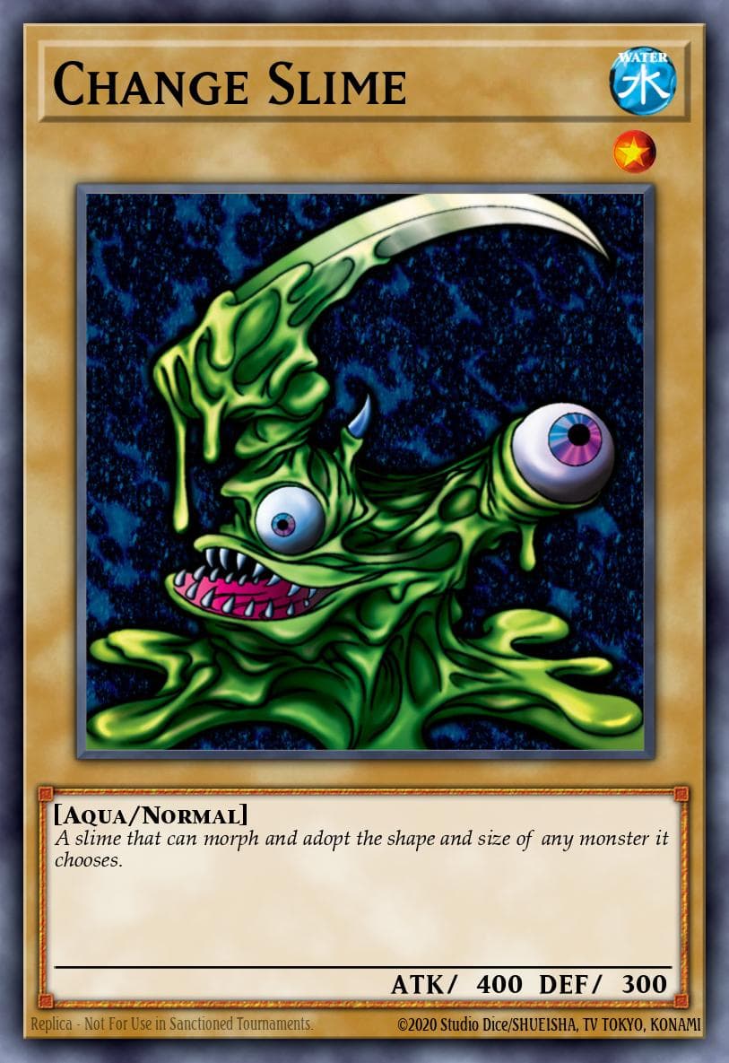 Change Slime 遊戲王 card