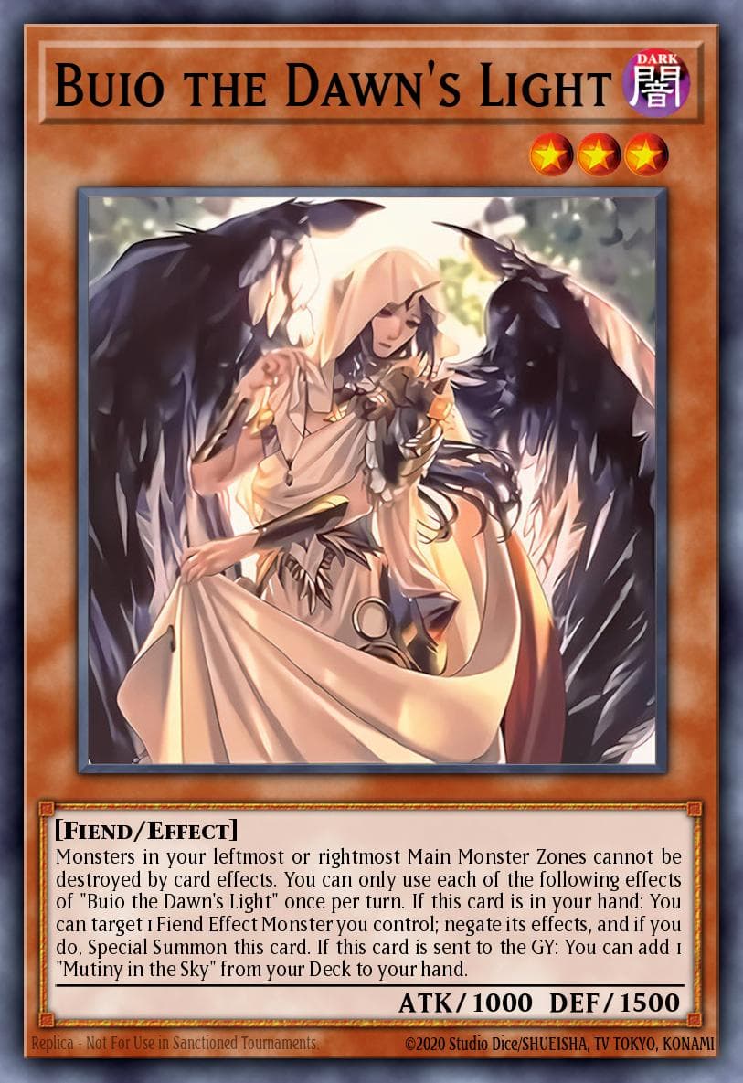 Buio the Dawn's Light 遊戲王 card