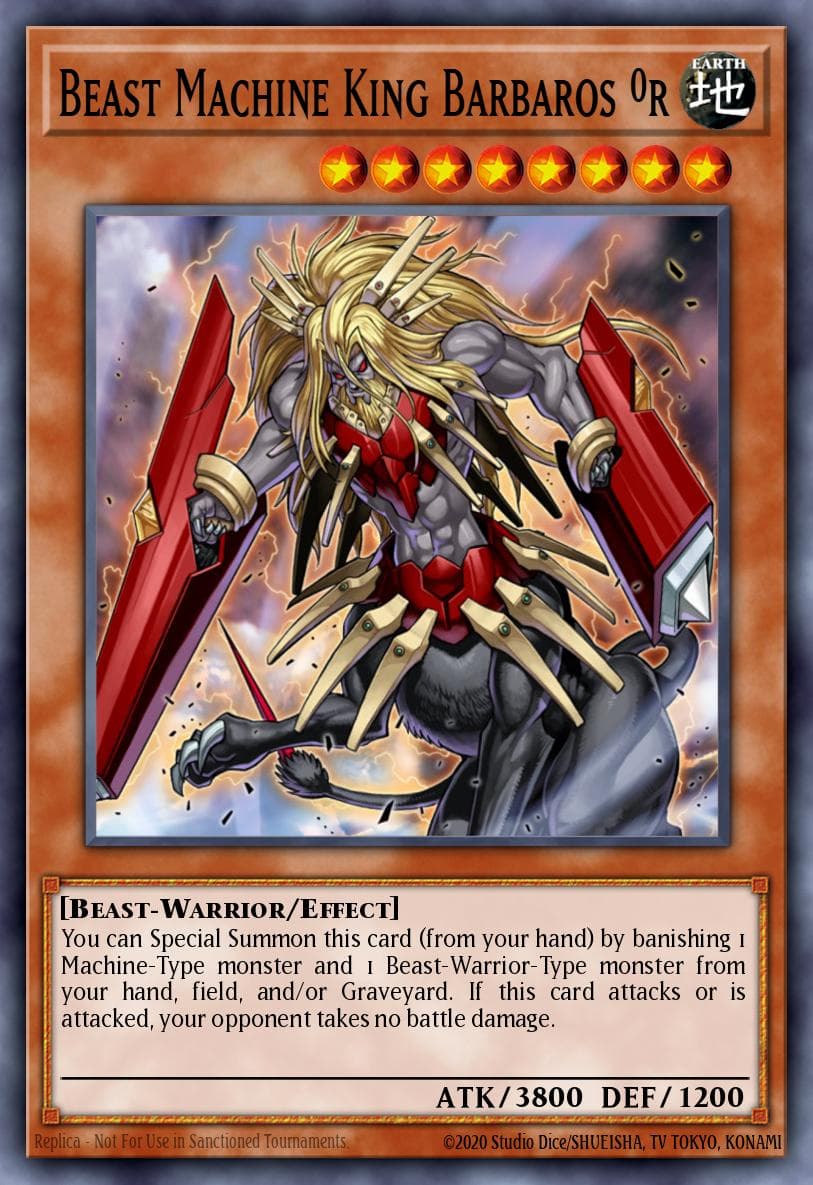 Beast Machine King Barbaros Ür Ancient Prophecy: Special Edition card