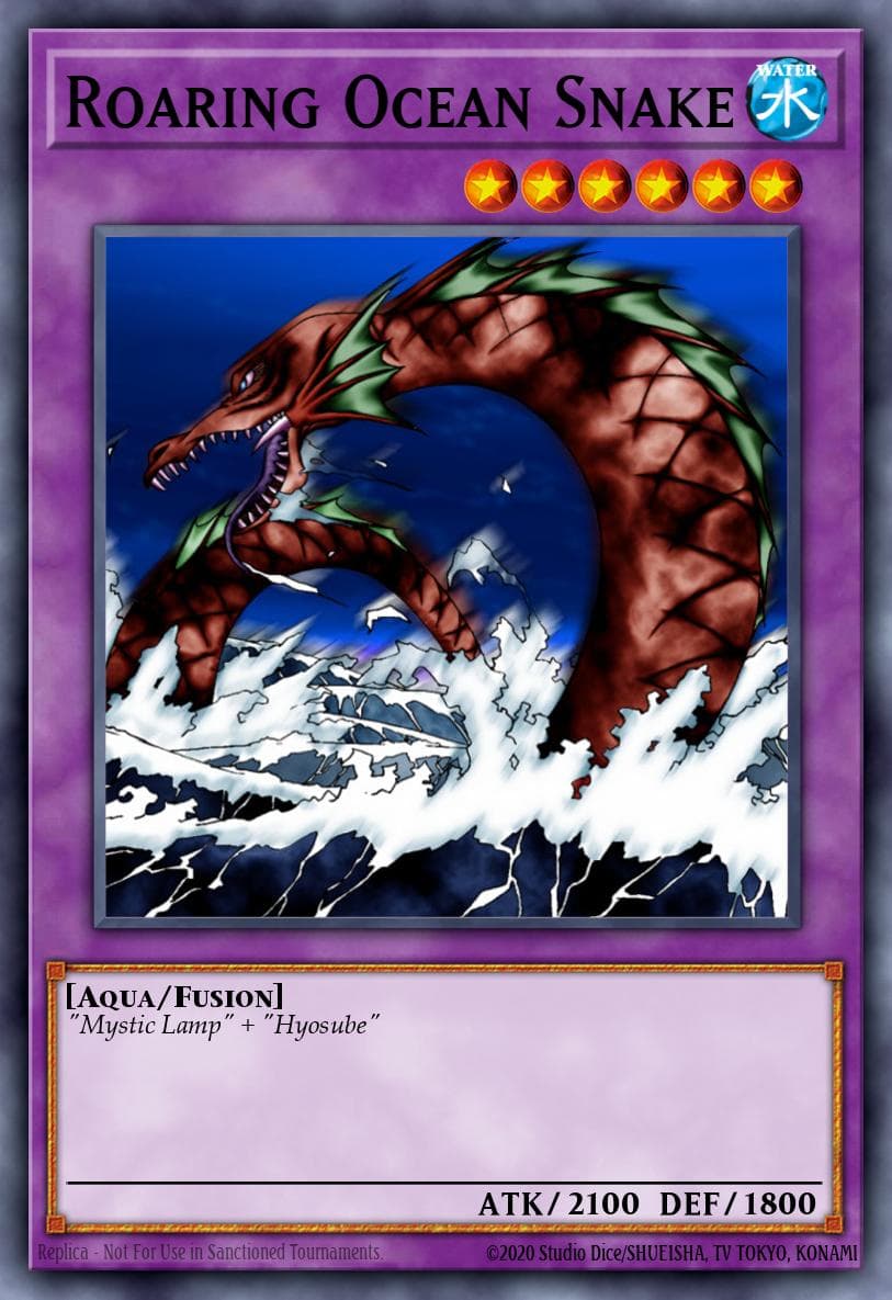 Roaring Ocean Snake Metal Raiders card