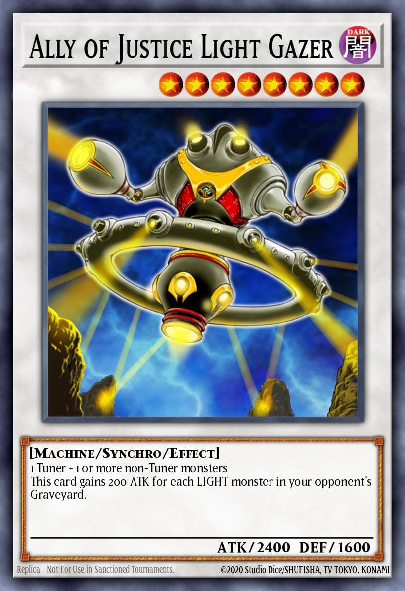 Ally of Justice Light Gazer Duel Terminal 1 card