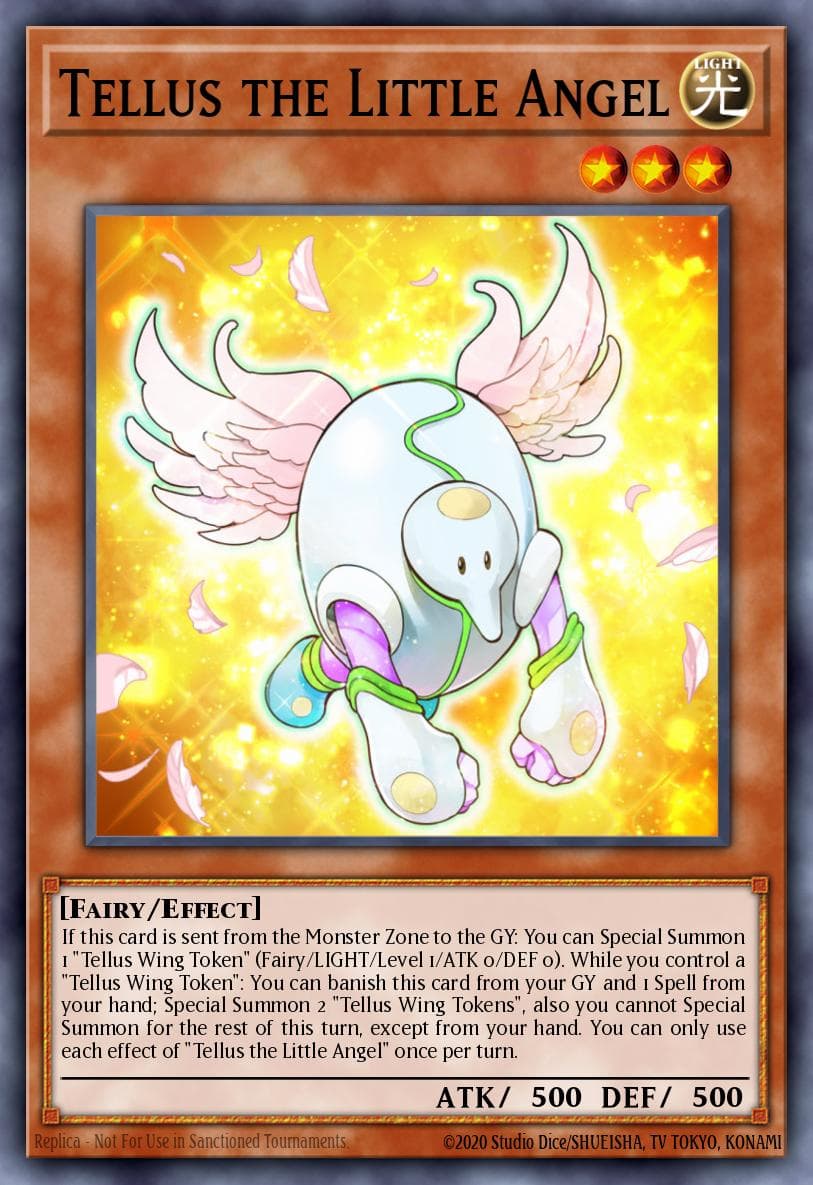 Tellus the Little Angel Egyptian God Deck: Slifer the Sky Dragon card
