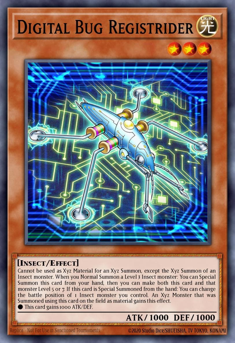 Digital Bug Registrider Blazing Vortex Premiere! promotional card card