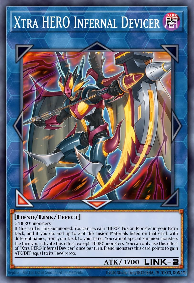 Xtra HERO Infernal Devicer Duel Overload card