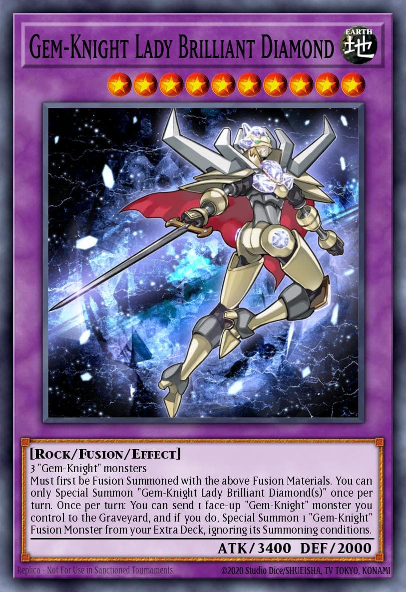 Gem-Knight Lady Brilliant Diamond Clash of Rebellions: Special Edition card