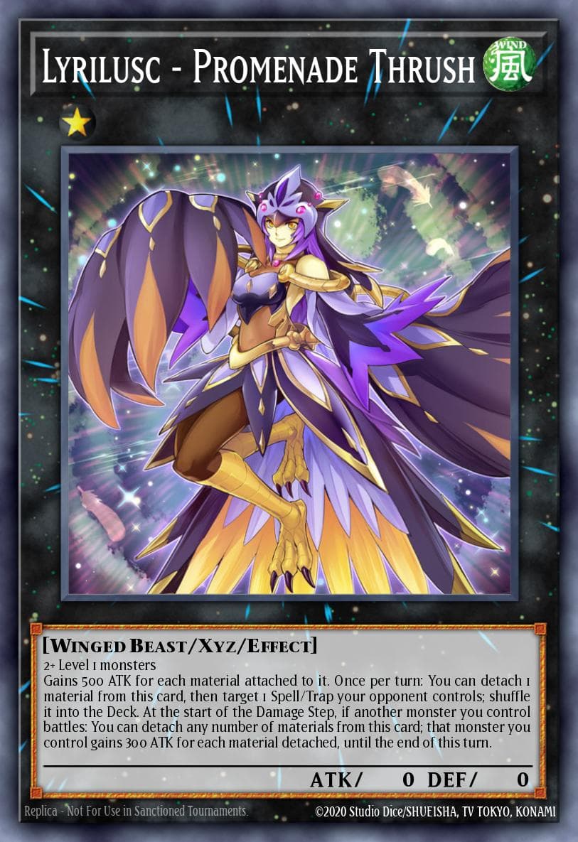Lyrilusc - Promenade Thrush Legendary Duelists: Synchro Storm card