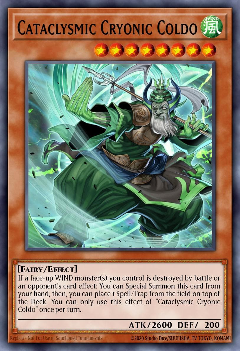 Cataclysmic Cryonic Coldo Rising Rampage Special Edition card