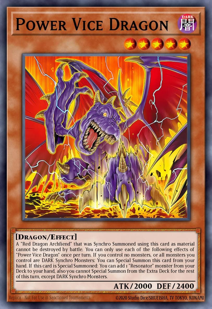 Power Vice Dragon Blazing Dominion card