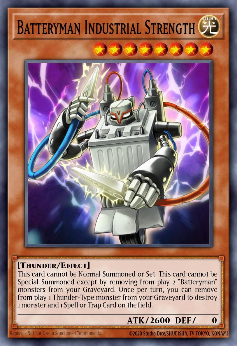Batteryman Industrial Strength Light of Destruction: Special Edition card
