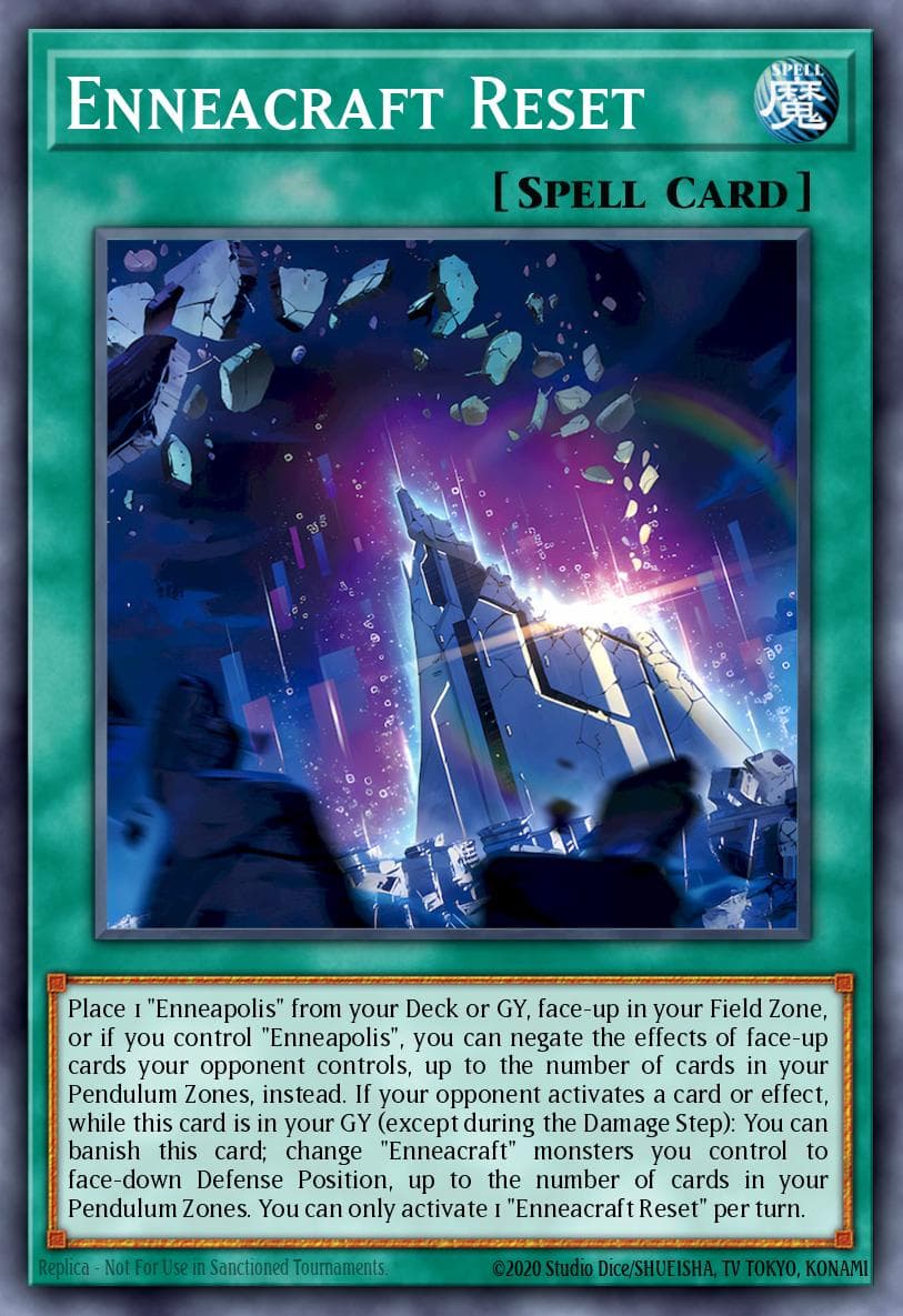 Enneacraft Reset Blazing Dominion card