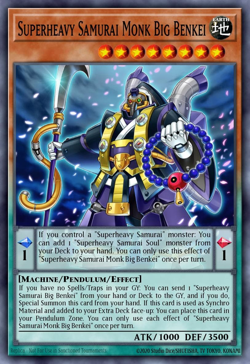 Superheavy Samurai Monk Big Benkei Cyberstorm Access card