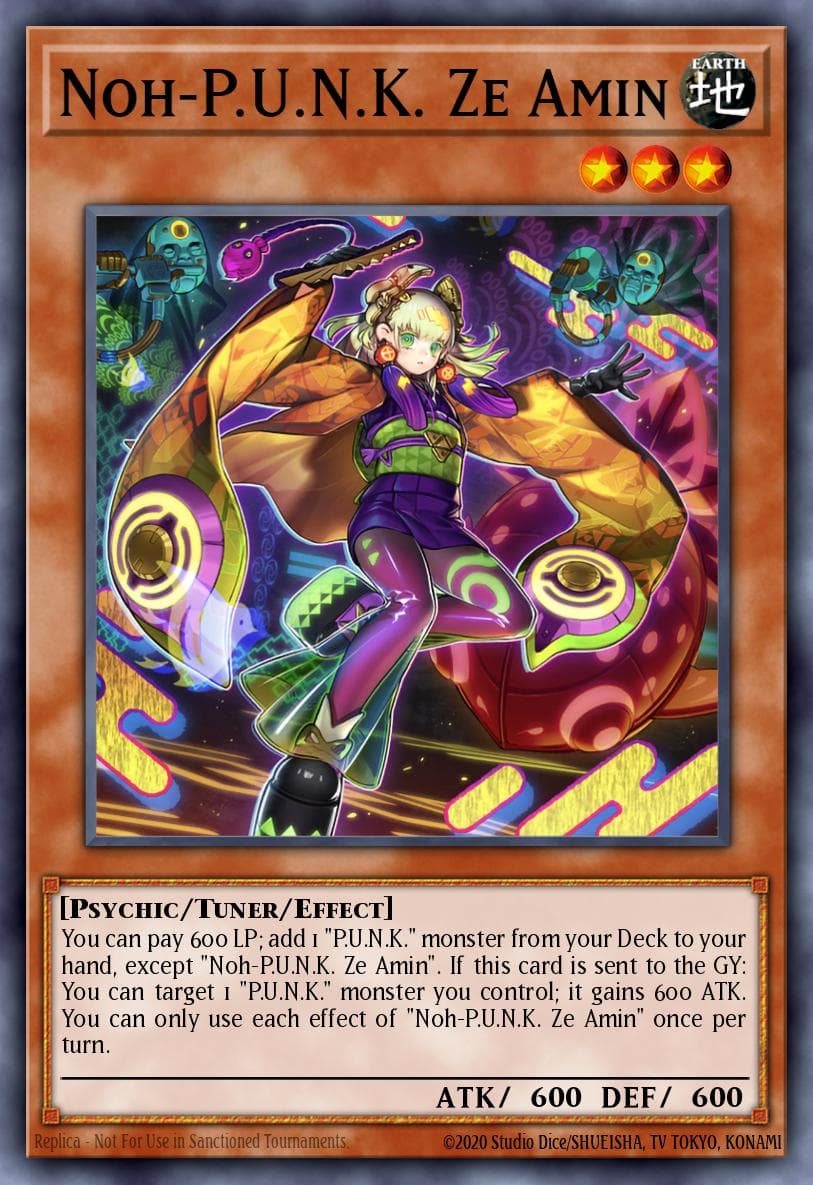 Noh-P.U.N.K. Ze Amin Battles of Legend: Monstrous Revenge card