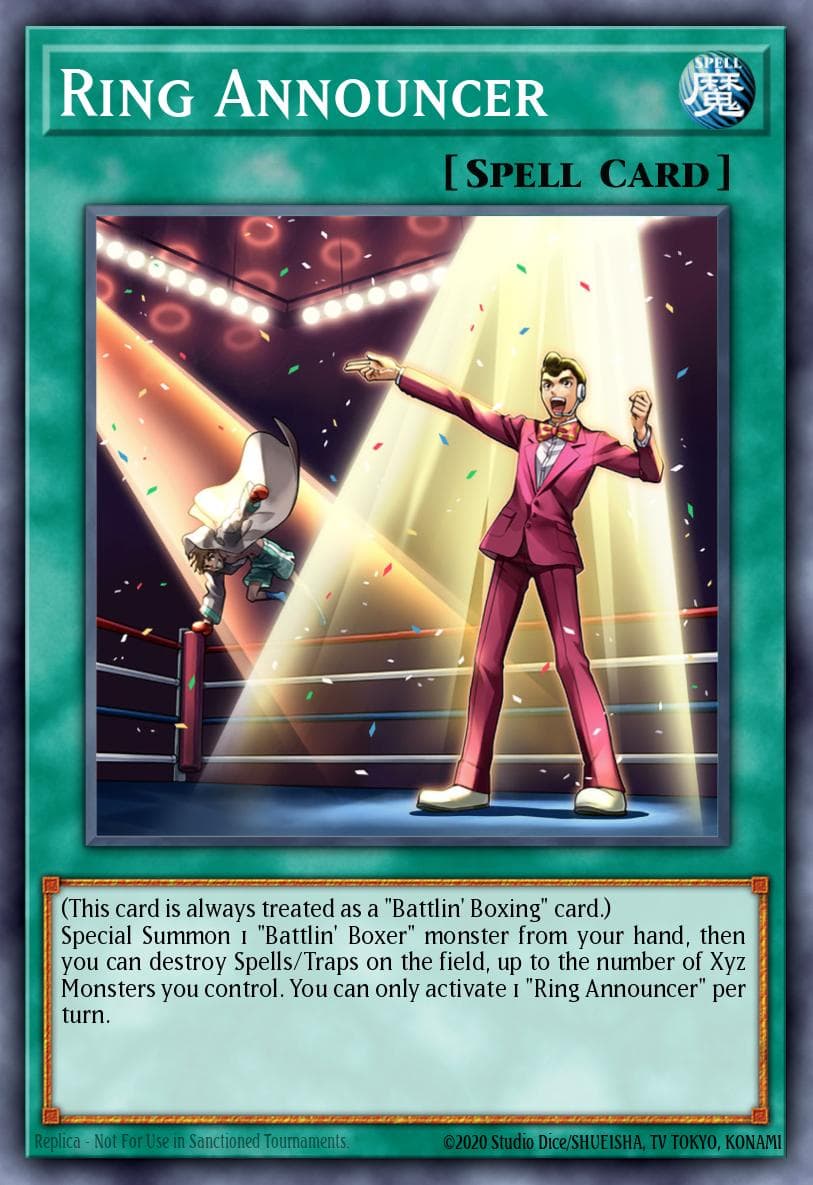 Ring Announcer Maze of Millennia card