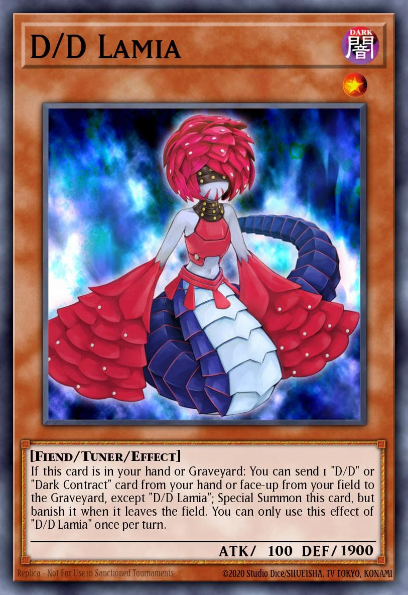D/D Lamia Pendulum Domination Structure Deck card
