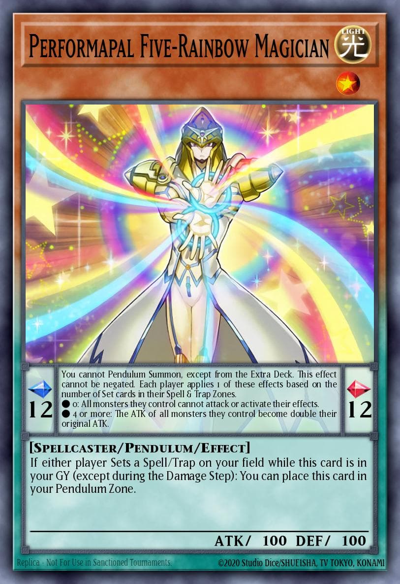 Performapal Five-Rainbow Magician Battles of Legend: Light's Revenge card