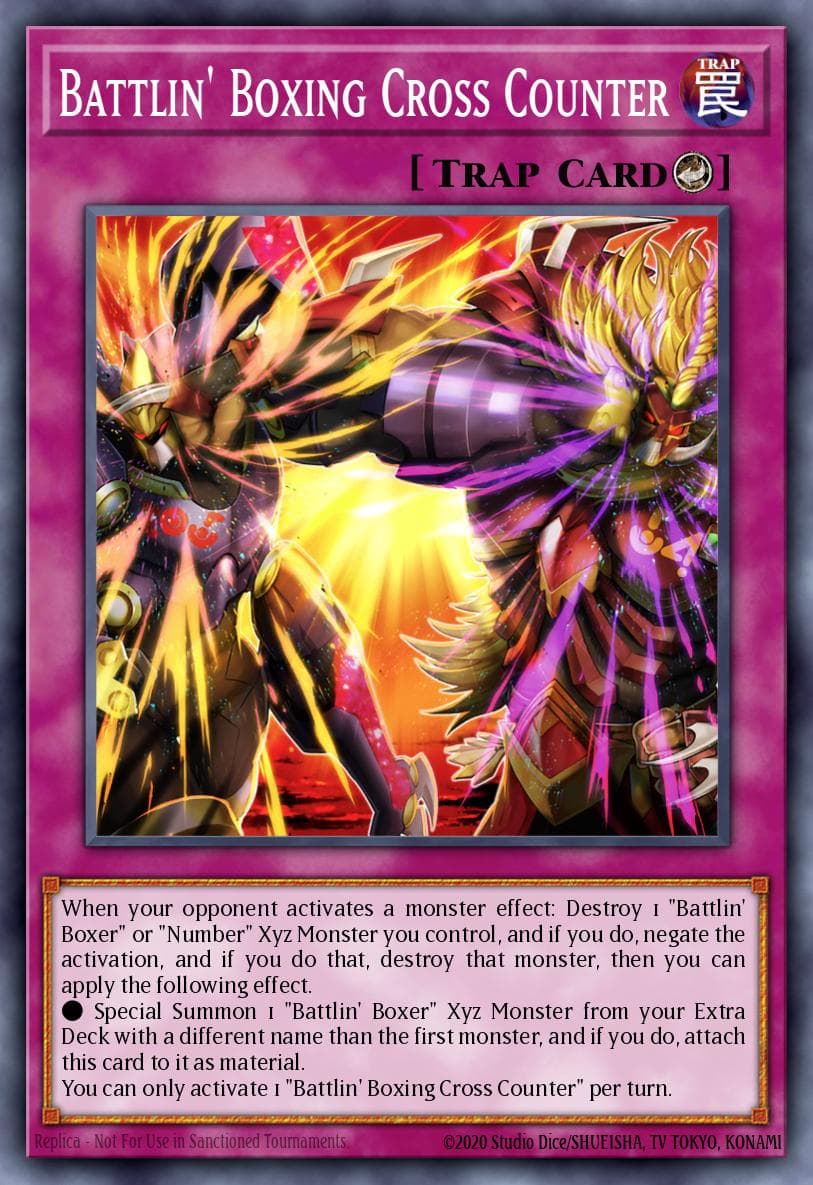 Battlin' Boxing Cross Counter Legendary Duelists: Soulburning Volcano card